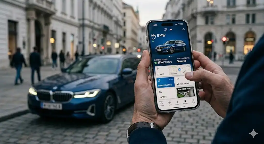 Для настройки используется приложение My BMW