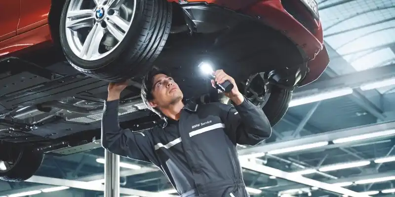 РЕМОНТ ПЕРЕДНЕЙ ПОДВЕСКИ BMW
